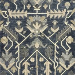 Kaleen Rugs Brooklyn 8' X 11' Denim, Steel Blue, Pewter Green, Grey Green, Linen And Ivory Area Rug -Carpet And Flooring Stores 5497641 5
