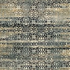 Kaleen Rugs Nashville 2' X 7'8" Blue, Chocolate, Sand And Gold Runner -Carpet And Flooring Stores 5498052 5