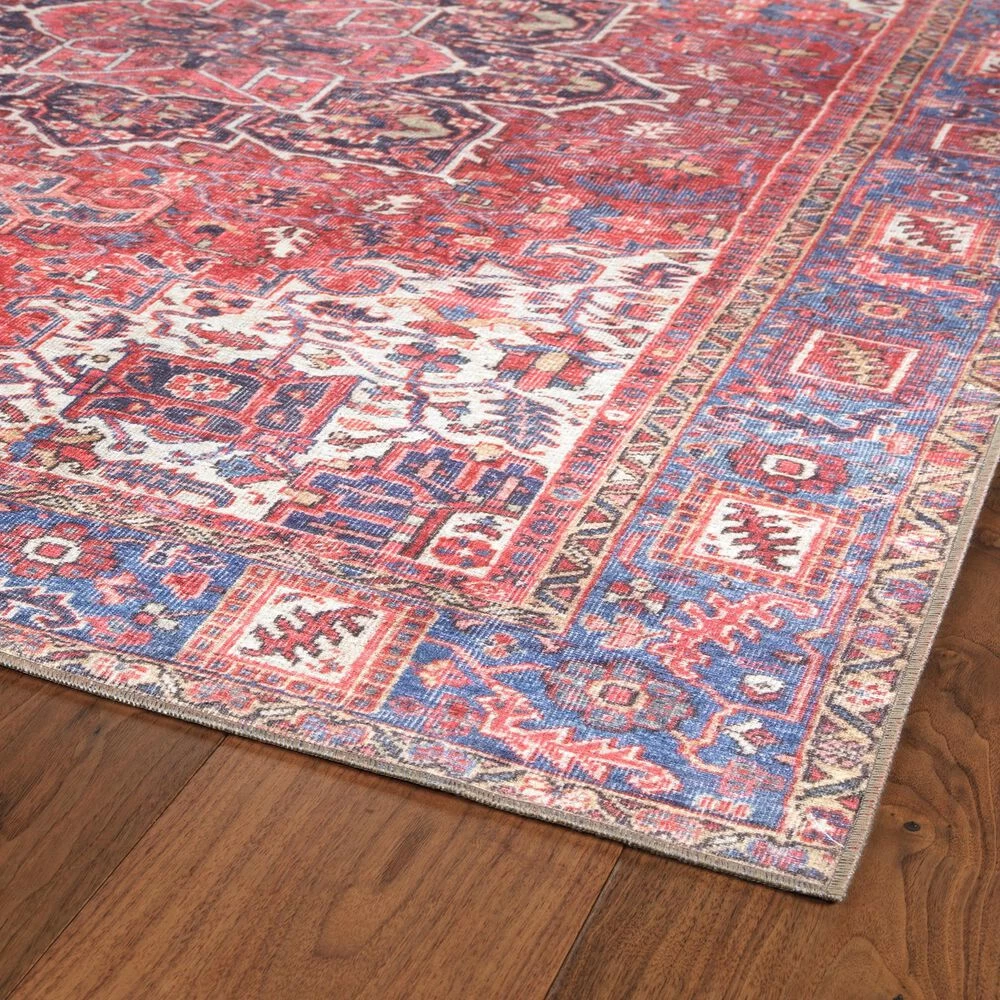 Kaleen Rugs Boho Patio BOH04 2'3" x 7'6" Red Area Performance Rug Kaleen Rugs Boho Patio BOH04 2'3" X 7'6" Red Area Performance Rug -Carpet And Flooring Stores 5499647 2