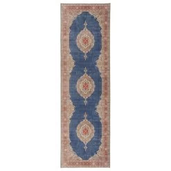 Kaleen Rugs Boho Patio BOH05 2'3" X 7'6" Denim Area Performance Rug