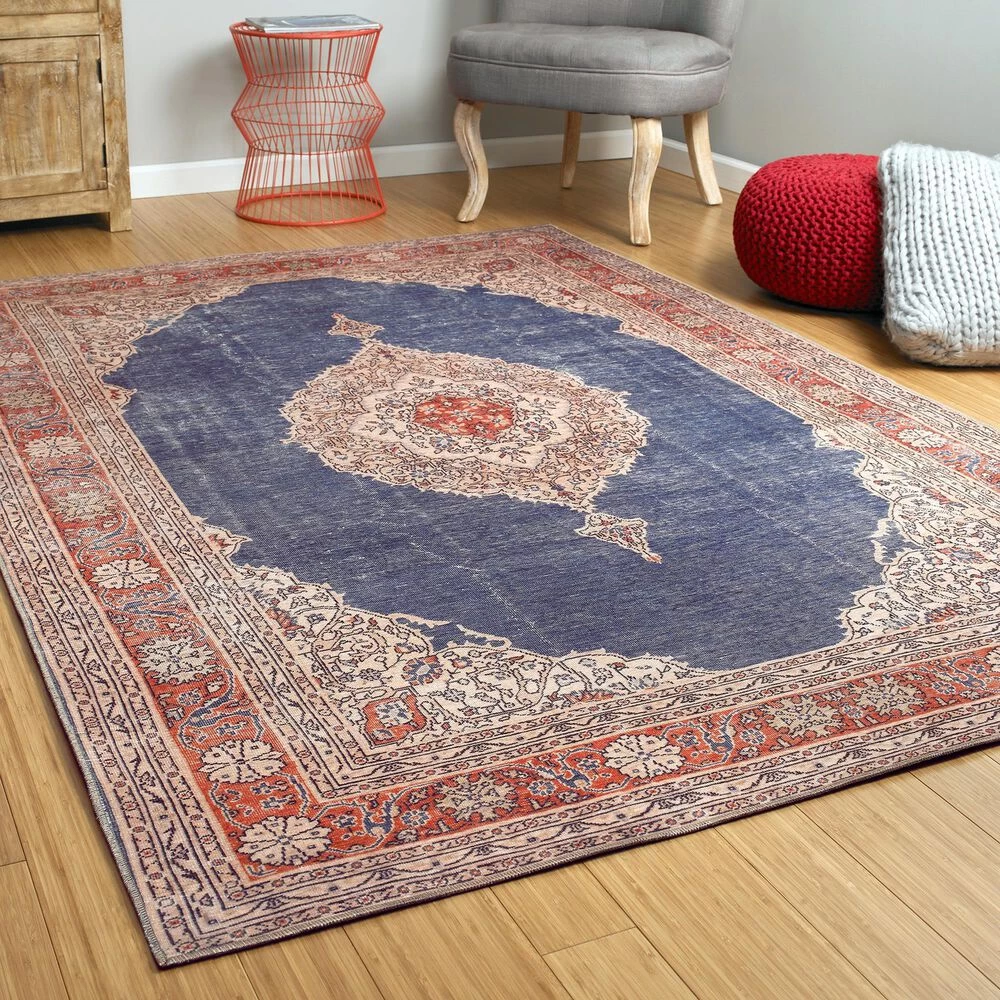 Kaleen Rugs Boho Patio BOH05 8' x 10' Denim Area Performance Rug Kaleen Rugs Boho Patio BOH05 8' X 10' Denim Area Performance Rug -Carpet And Flooring Stores 5499720 2