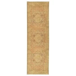 Kaleen Rugs Boho Patio BOH07 2'3" X 7'6" Gold Area Performance Rug