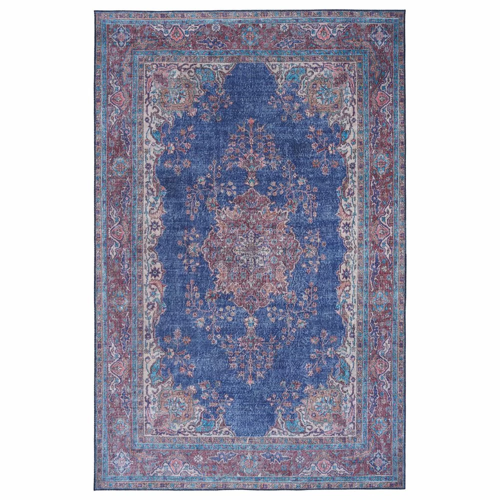 Kaleen Rugs Boho Patio BOH09 2' x 3' Blue Area Performance Rug Kaleen Rugs Boho Patio BOH09 2' X 3' Blue Area Performance Rug -Carpet And Flooring Stores 5499886 1