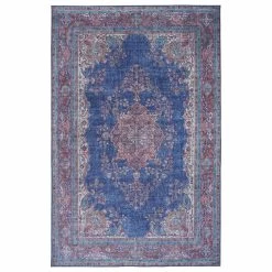 Kaleen Rugs Boho Patio BOH09 3' X 5' Blue Area Performance Rug
