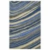 Kaleen Rugs Marble 2' X 3' Blue, Sand, Pewter Green, Brown And Spa Area Rug