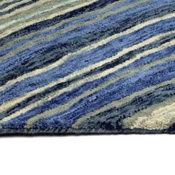 Kaleen Rugs Marble 2' X 3' Blue, Sand, Pewter Green, Brown And Spa Area Rug -Carpet And Flooring Stores 5500782 4
