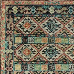 Kaleen Rugs Ali 10' X 14' Navy, Sand, Gold, Rose, Pink And Green Area Rug -Carpet And Flooring Stores 5519402 6