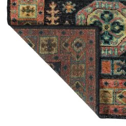 Kaleen Rugs Ali 10' X 14' Charcoal, Rose, Orange, Light Blue And Gold Area Rug -Carpet And Flooring Stores 5519766 5