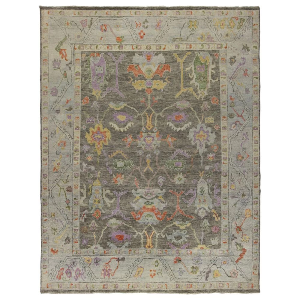 Harounian Rugs Madison 6' x 9' Graphite and Blue Area Rug Harounian Rugs Madison 6' X 9' Graphite And Blue Area Rug -Carpet And Flooring Stores 5544202 1