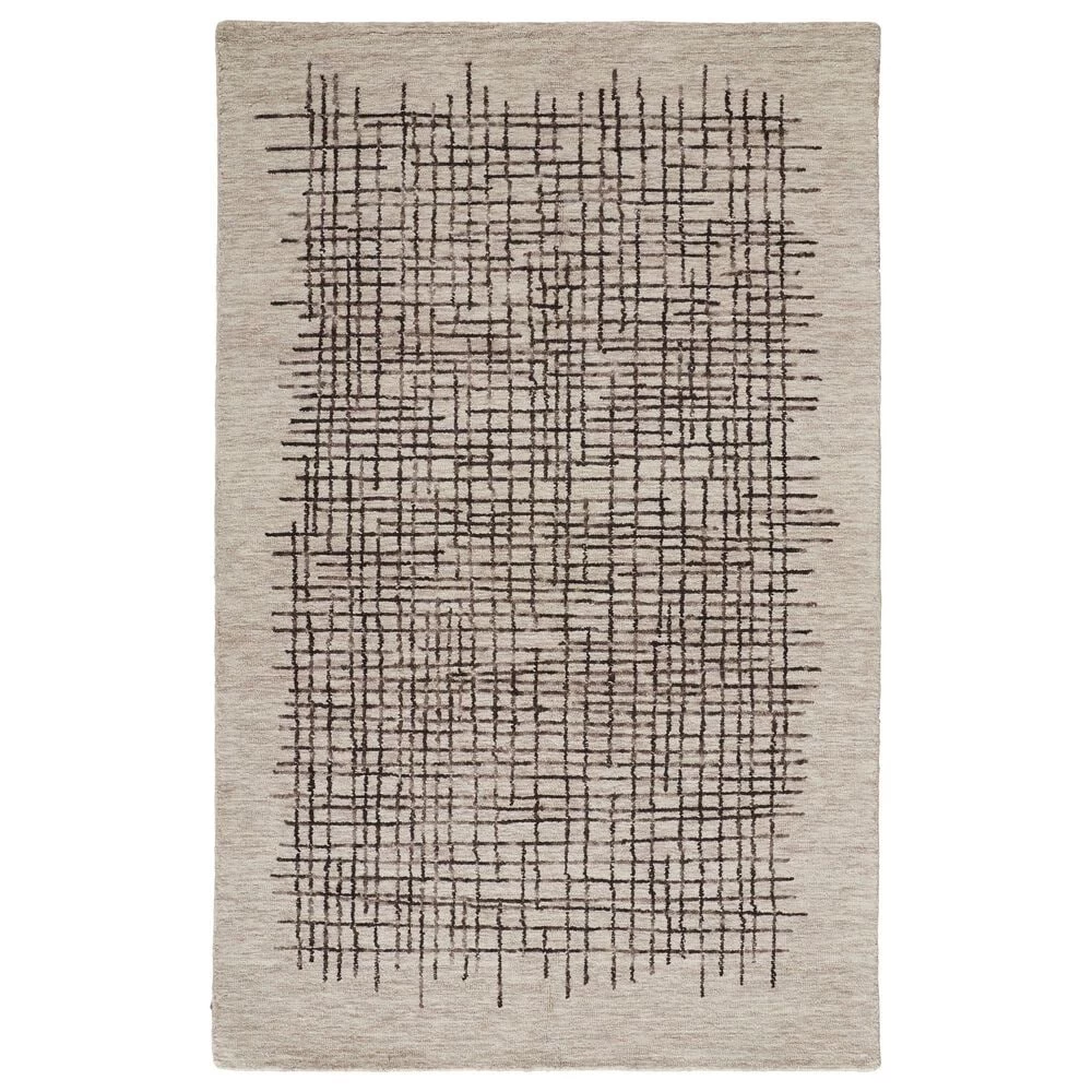 Feizy Rugs Maddox 3'6" x 5'6" Beige and Brown Area Rug Feizy Rugs Maddox 3'6" X 5'6" Beige And Brown Area Rug -Carpet And Flooring Stores 5548625 1