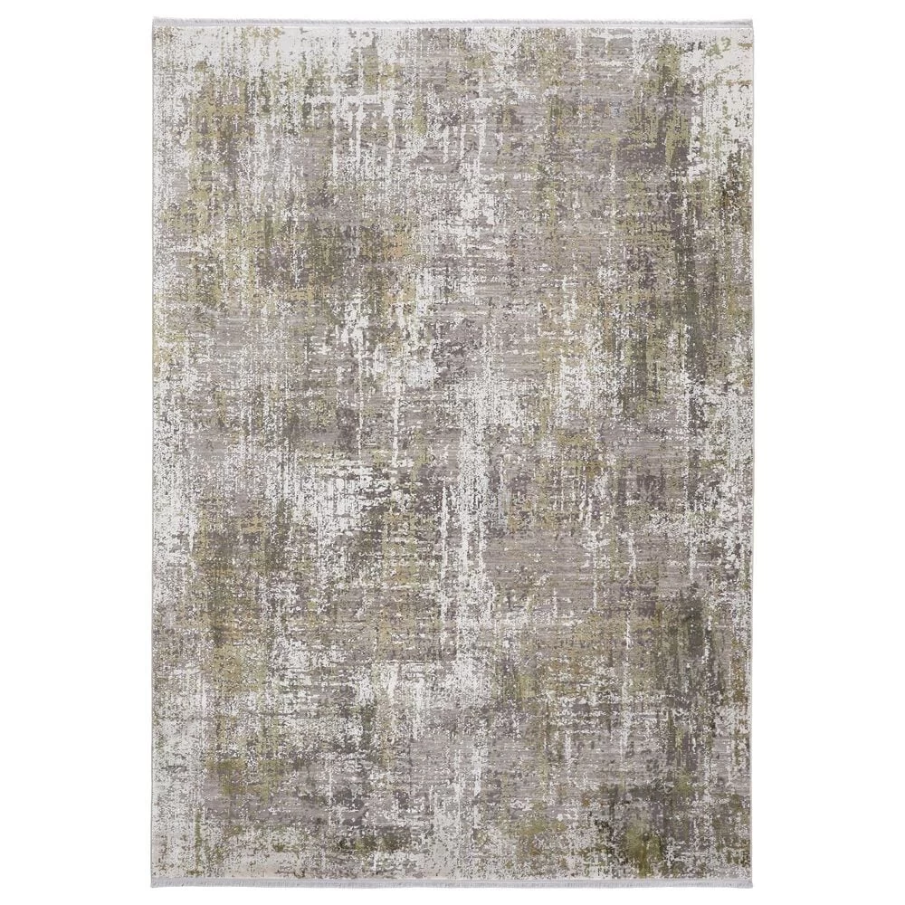 Feizy Rugs Cadiz 7'9" x 11' Green and Grey Area Rug Feizy Rugs Cadiz 7'9" X 11' Green And Grey Area Rug -Carpet And Flooring Stores 5558889 1
