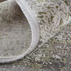 Feizy Rugs Cadiz 7'9" X 11' Green And Grey Area Rug 4 Feizy Rugs Cadiz 7'9" X 11' Green And Grey Area Rug -Carpet And Flooring Stores 5558889 5