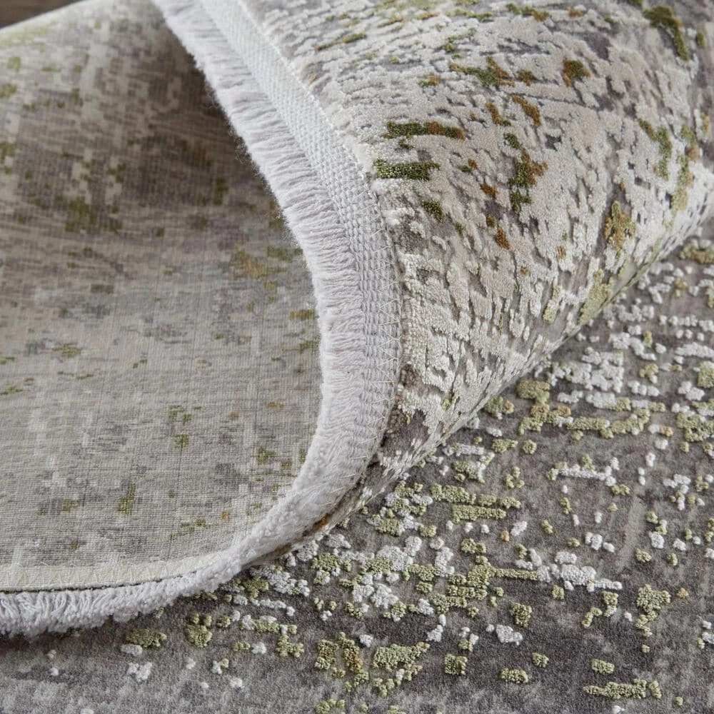 Feizy Rugs Cadiz 7'9" x 11' Green and Grey Area Rug Feizy Rugs Cadiz 7'9" X 11' Green And Grey Area Rug -Carpet And Flooring Stores 5558889 5