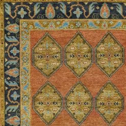 Feizy Rugs Ustad 2' X 3' Rust And Charcoal Area Rug -Carpet And Flooring Stores 5596681 3