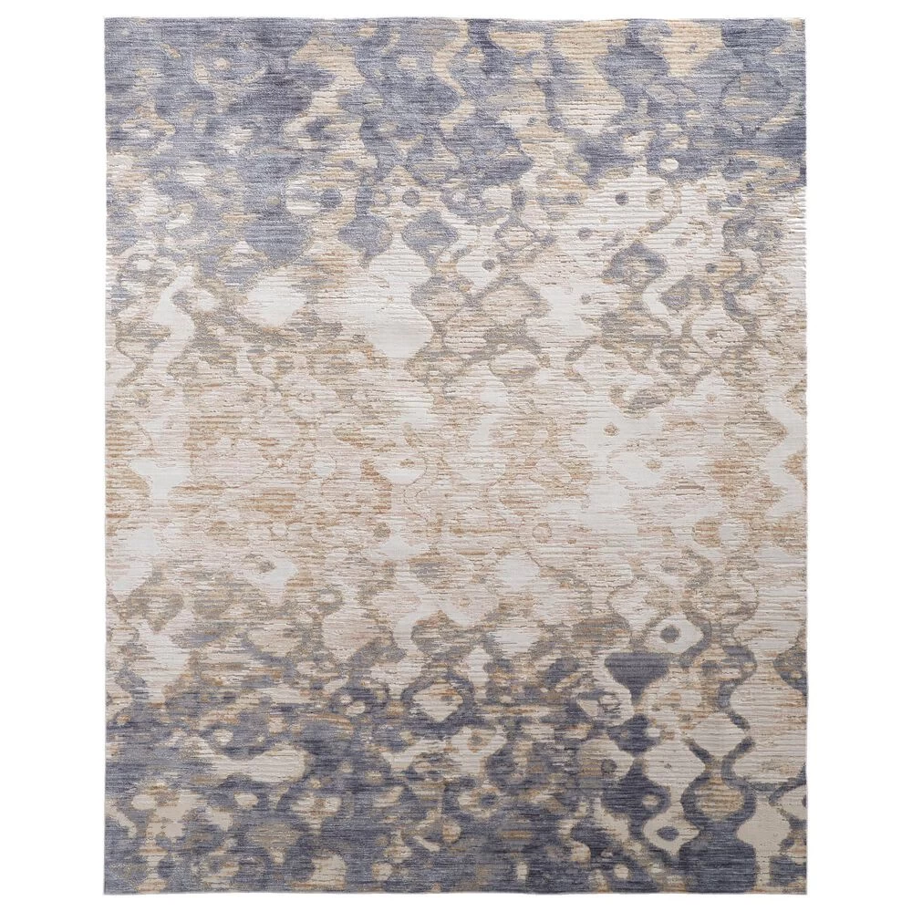 Feizy Rugs Laina 39G7F 5' x 7'10" Blue and Beige Area Rug Feizy Rugs Laina 39G7F 5' X 7'10" Blue And Beige Area Rug -Carpet And Flooring Stores 5704137 1