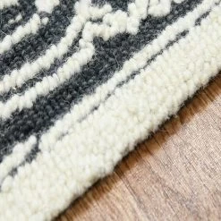 Amer Rugs Berlin 2' X 3' Charcoal And White Area Rug 3 Amer Rugs Berlin 2' X 3' Charcoal And White Area Rug -Carpet And Flooring Stores 5708476 4