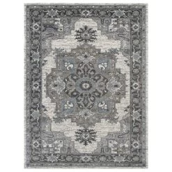 Amer Rugs Alexandria 2' X 3' Ivory And Stone Gray Area Rug