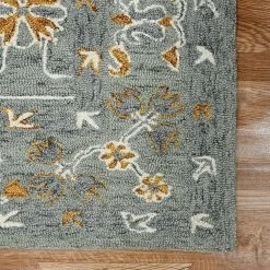 Amer Rugs Romania 2' X 3' Gray And Orange Area Rug -Carpet And Flooring Stores 5710605 3