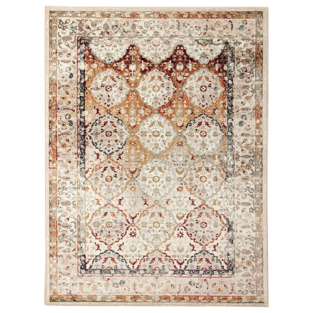 Amer Rugs Allure 2' x 3' Ivory and Multicolor Area Rug Amer Rugs Allure 2' X 3' Ivory And Multicolor Area Rug -Carpet And Flooring Stores 5710910 1