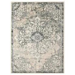 Amer Rugs Allure 2' X 3' Ivory And Blue Area Rug