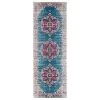 Amer Rugs Manhattan 2'6" X 6' Turquoise And Ivory Runner