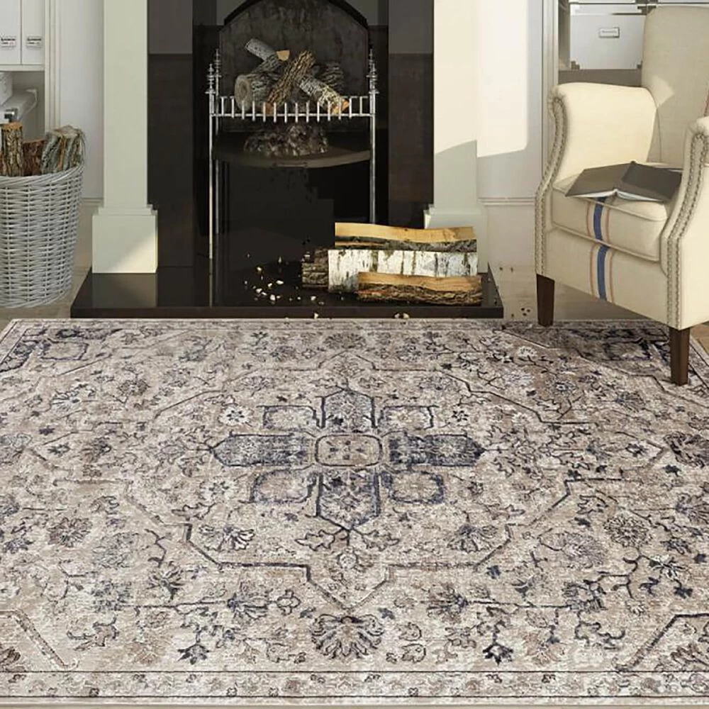 Amer Rugs Belmont 3'11" x 5'11" Ivory Beige Area Rug Amer Rugs Belmont 3'11" X 5'11" Ivory Beige Area Rug -Carpet And Flooring Stores 5730181 2