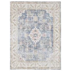 Amer Rugs Century 2' X 3' Indigo Blue And Ivory Area Rug