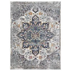 Amer Rugs Montana 2' X 3' Gray And Blue Area Rug