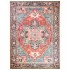 Amer Rugs Myra Farrah 8'9" X 11'9" Red And Blue Area Rug