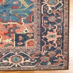 Amer Rugs Myra Farrah 8'9" X 11'9" Red And Blue Area Rug -Carpet And Flooring Stores 5739851 4