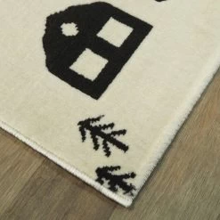 Balta Rugs Train Town 3'11" X 5'7" Cream Kids Area Rug -Carpet And Flooring Stores 5745874 3