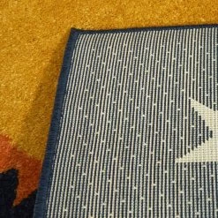 Balta Rugs Planet Border 3'11" X 5'7" Navy Blue Kids Area Rug 3 Balta Rugs Planet Border 3'11" X 5'7" Navy Blue Kids Area Rug -Carpet And Flooring Stores 5746450 4