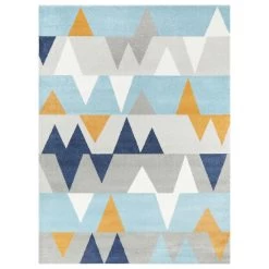 Balta Rugs Modern Geometric 3'11" X 5'7" Blue Area Rug
