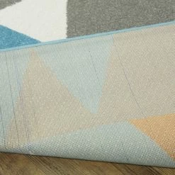 Balta Rugs Modern Geometric 3'11" X 5'7" Blue Area Rug -Carpet And Flooring Stores 5746823 4