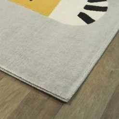 Balta Rugs Little Lion 3'11" X 5'7" Yellow Kids Area Rug -Carpet And Flooring Stores 5746856 3