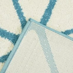 Balta Rugs Flowers 3'11" X 5'7" Blue Kids Area Rug -Carpet And Flooring Stores 5747177 4