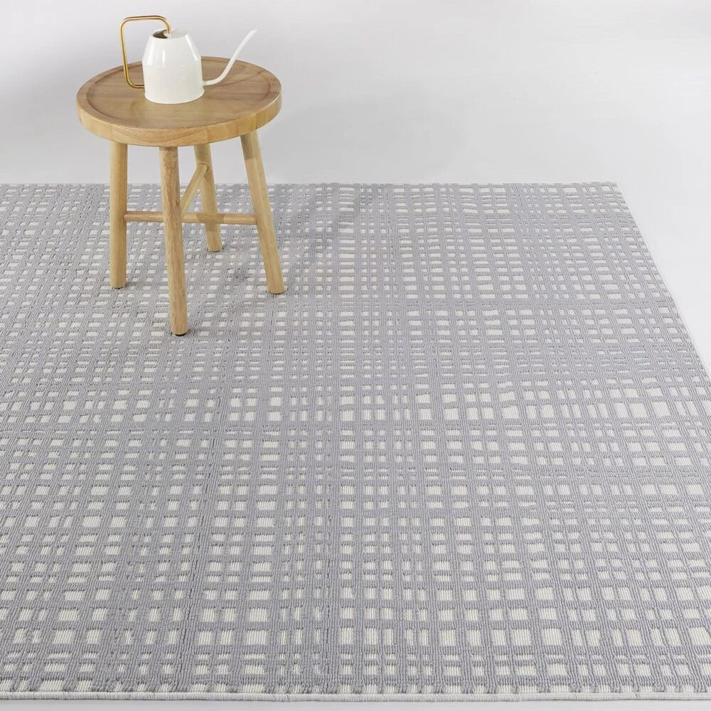 Balta Rugs Haldane 5'3" x 7' Grey Indoor/Outdoor Area Rug Balta Rugs Haldane 5'3" X 7' Grey Indoor/Outdoor Area Rug -Carpet And Flooring Stores 5869500 2