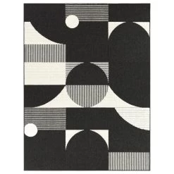 Balta Rugs Fritz 7'10" X 10' Black Indoor/Outdoor Area Rug