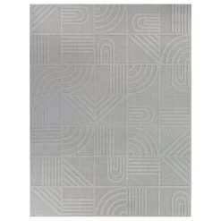 Balta Rugs Flamel 5'3" X 7' Grey Indoor/Outdoor Area Rug