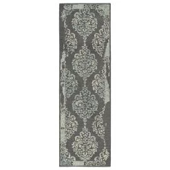 Kaleen Rugs Shazier 2'6" X 8' Graphite Runner