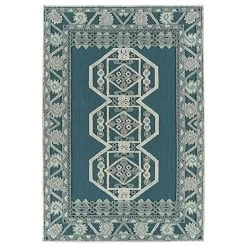Kaleen Rugs Warwick TDW03-91 2'6" X 8' Teal Runner