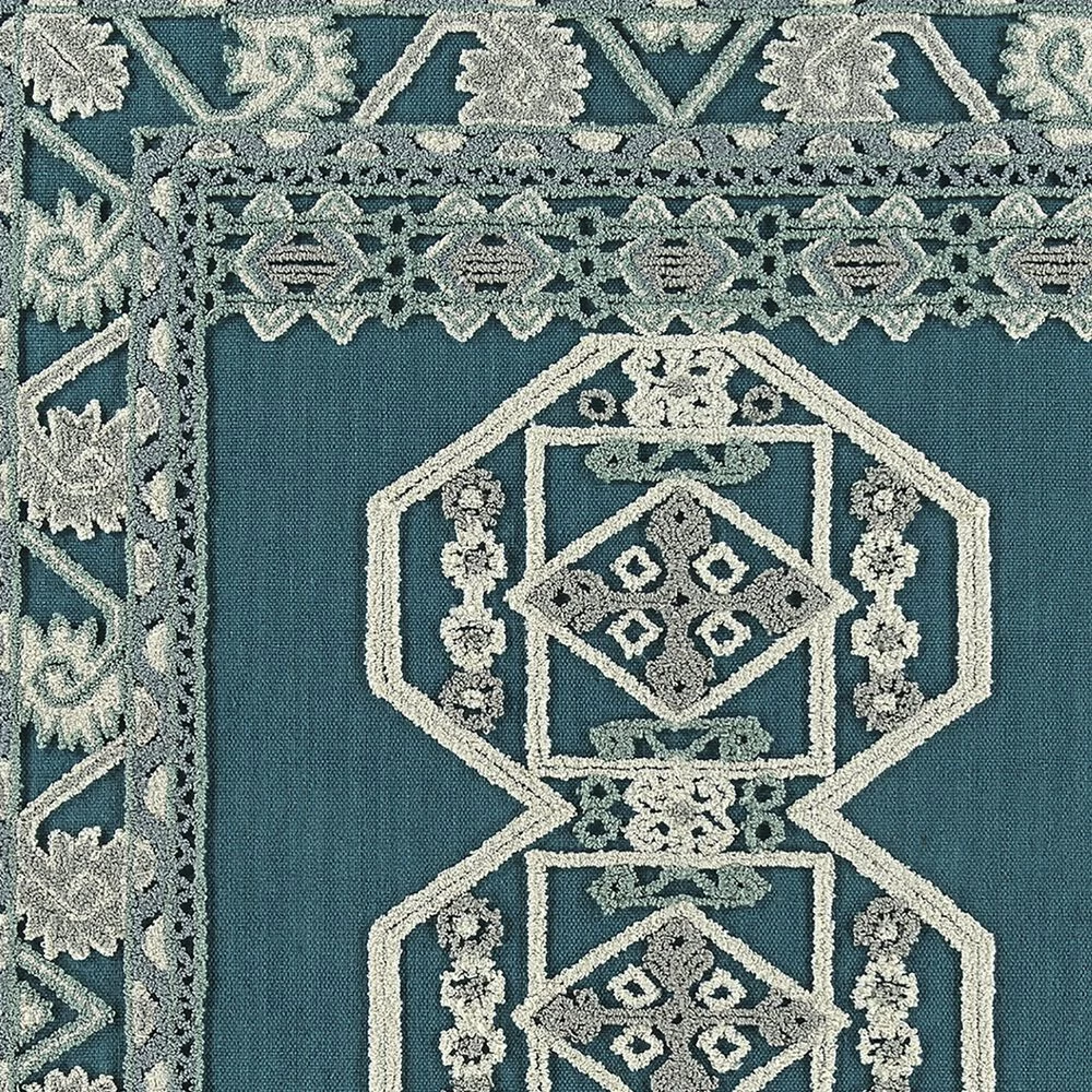 Kaleen Rugs Warwick TDW03-91 2'6" x 8' Teal Runner Kaleen Rugs Warwick TDW03-91 2'6" X 8' Teal Runner -Carpet And Flooring Stores 5962784 5