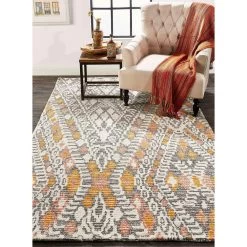 Feizy Rugs Arazad 3'6" X 5'6" Tangerine Area Rug -Carpet And Flooring Stores 6029856 2