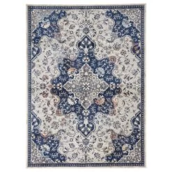 Feizy Rugs Bellini 5'3" X 7'6" Navy Area Rug