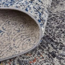 Feizy Rugs Bellini I39CV 5'3" X 7'6" Gray And Blue Area Rug 4 Feizy Rugs Bellini I39CV 5'3" X 7'6" Gray And Blue Area Rug -Carpet And Flooring Stores 6030631 5