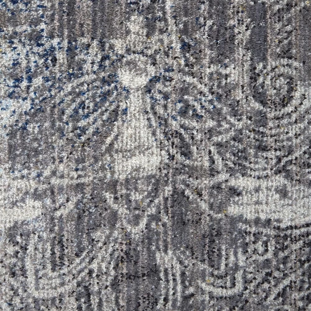 Feizy Rugs Bellini I39CV 5'3" x 7'6" Gray and Blue Area Rug Feizy Rugs Bellini I39CV 5'3" X 7'6" Gray And Blue Area Rug -Carpet And Flooring Stores 6030631 6