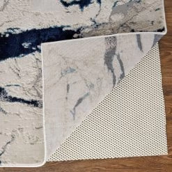 Feizy Rugs Indio 6'7" X 9'6" Ivory And Blue Area Rug -Carpet And Flooring Stores 6038147 4