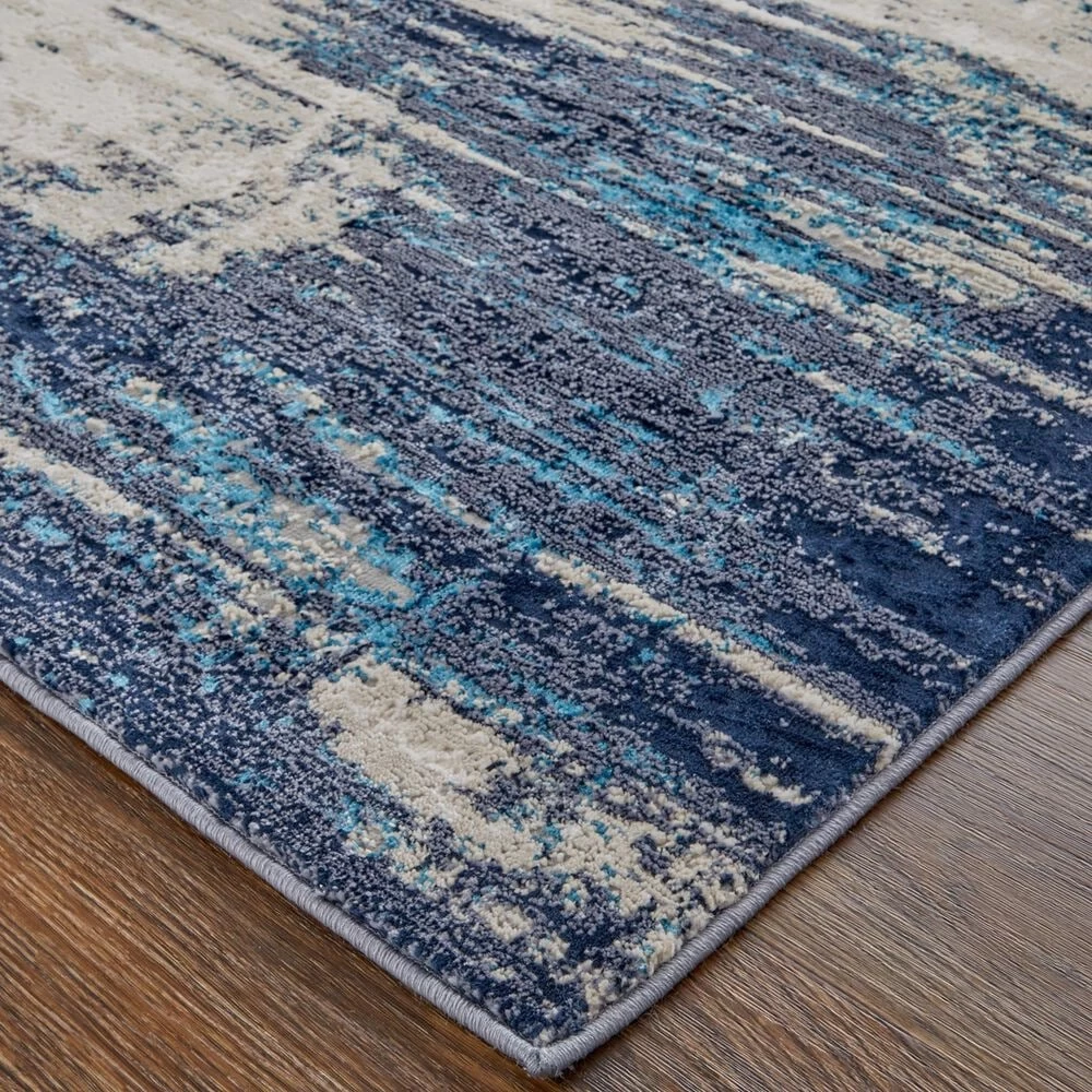 Feizy Rugs Indio 2'10" x 7'10" Beige and Blue Runner Feizy Rugs Indio 2'10" X 7'10" Beige And Blue Runner -Carpet And Flooring Stores 6038261 2
