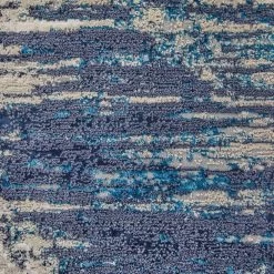 Feizy Rugs Indio 2'10" X 7'10" Beige And Blue Runner 4 Feizy Rugs Indio 2'10" X 7'10" Beige And Blue Runner -Carpet And Flooring Stores 6038261 5