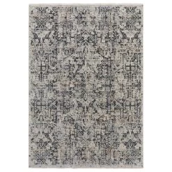 Feizy Rugs Kaia 5' X 7'9" Navy And Beige Area Rug